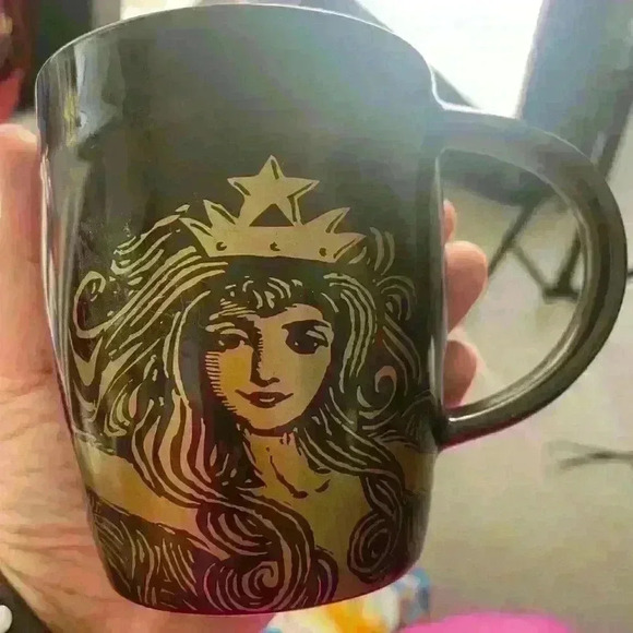 2012 Starbucks Mermaid Brown Mug - Picture 1 of 9